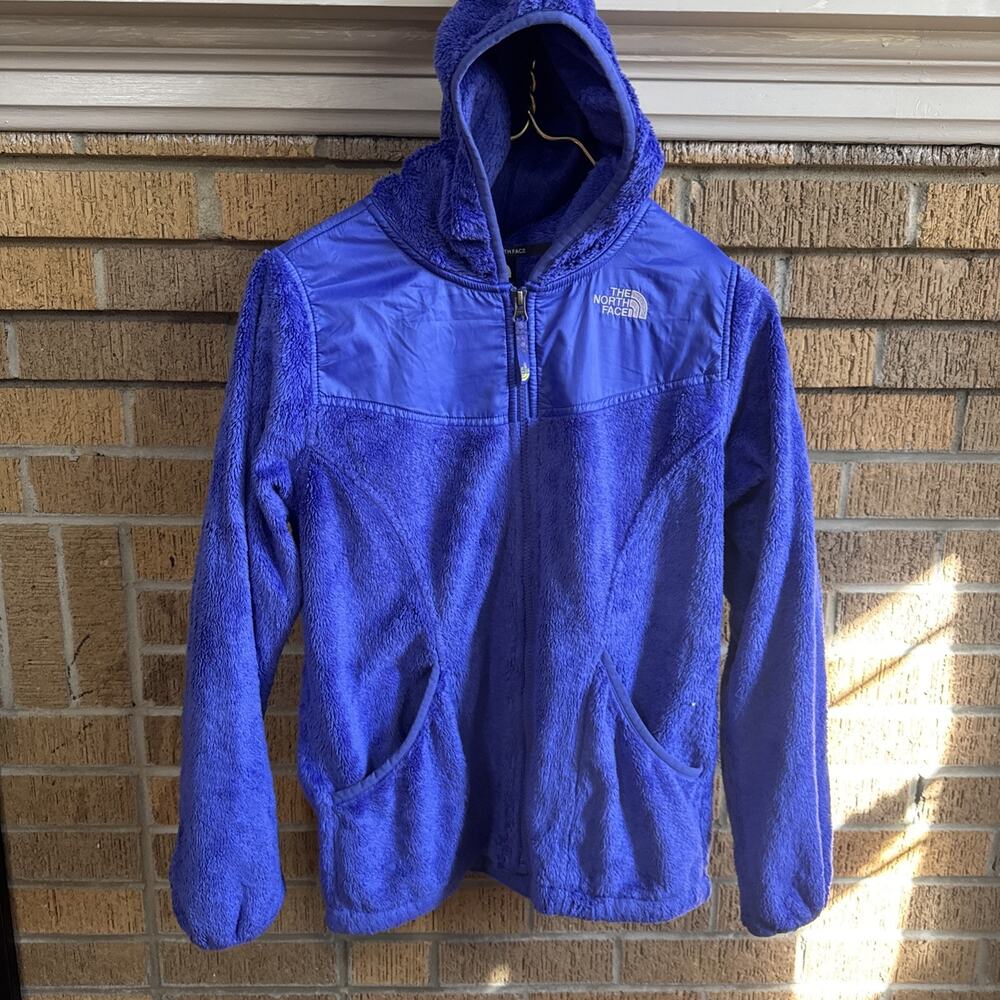 The North Face Girls Size XL 18 Osito Zip-up Jacket Purple Warm